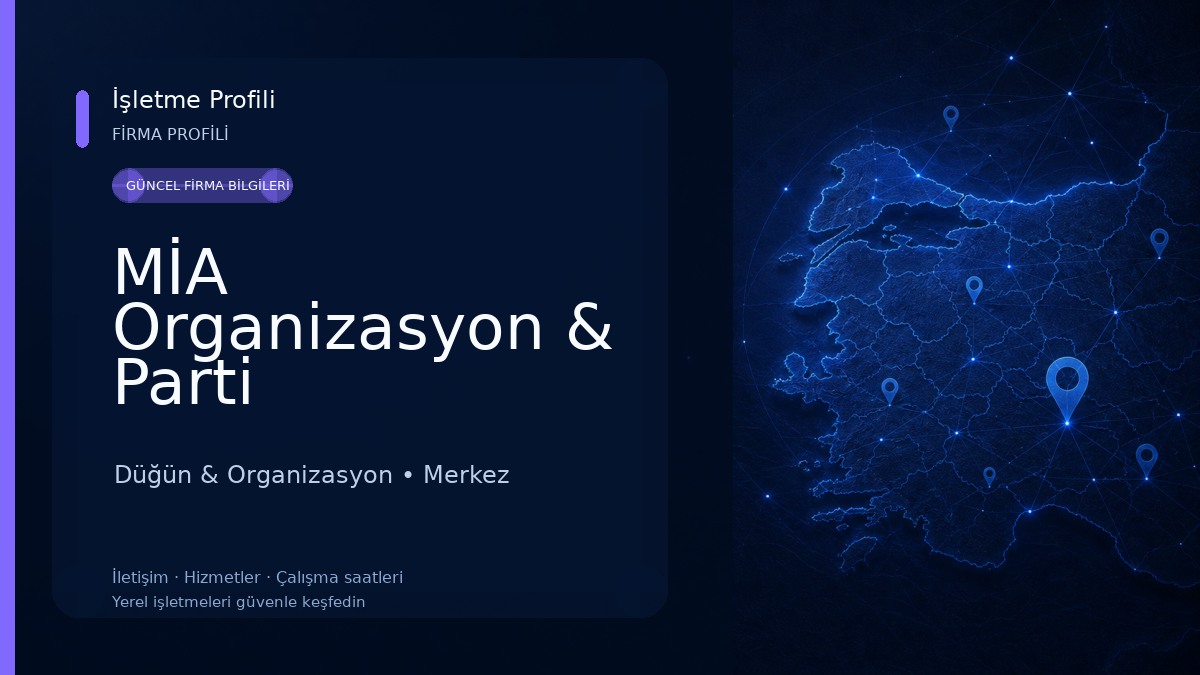 MİA Organizasyon & Parti Malzemeleri Düğün & Organizasyon