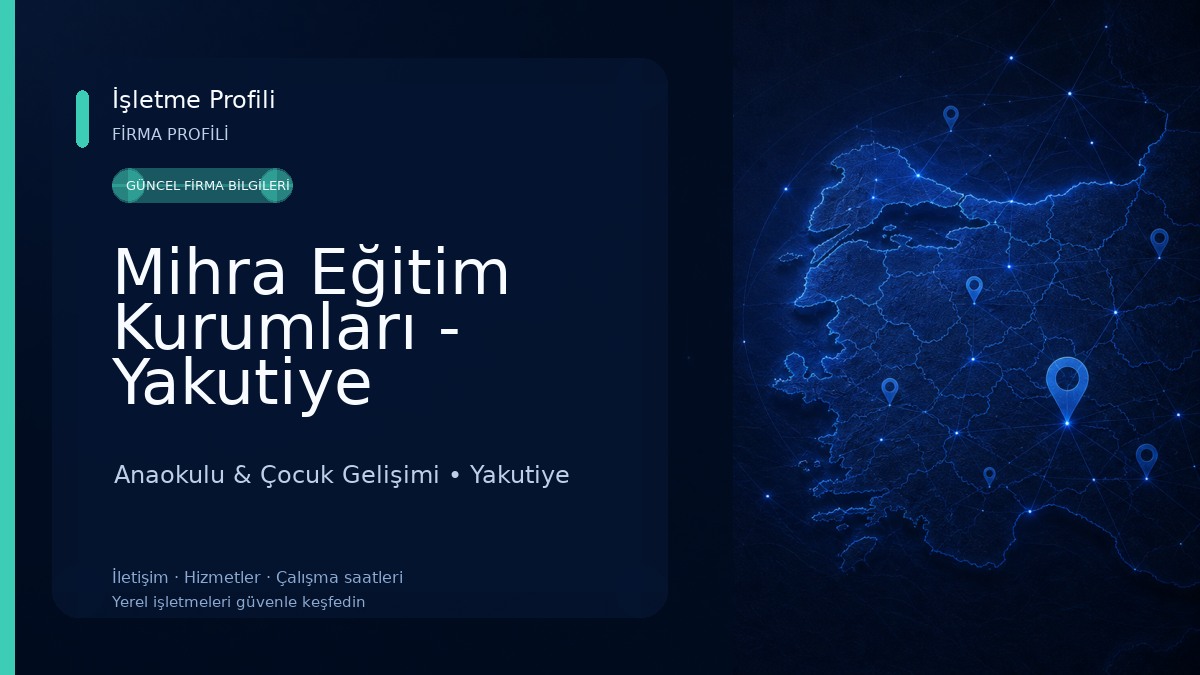 Mihra Eğitim Kurumları - Yakutiye Anaokulu & Çocuk Gelişimi