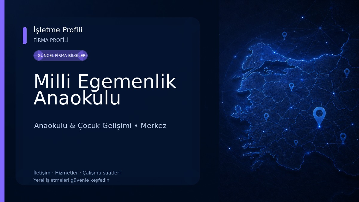 Milli Egemenlik Anaokulu 