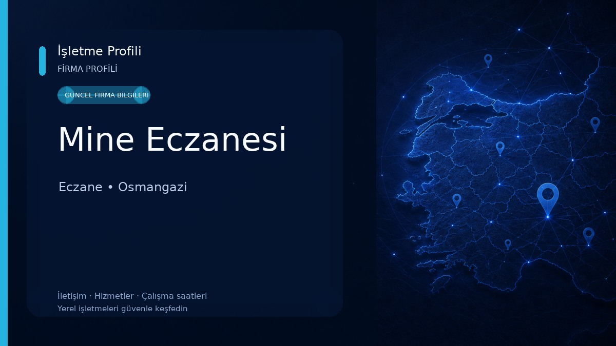 Mine Eczanesi Eczane