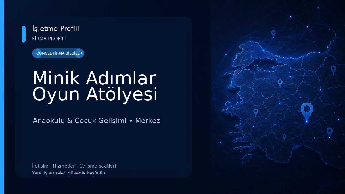 Minik Adımlar Oyun Atölyesi Anaokulu & Çocuk Gelişimi