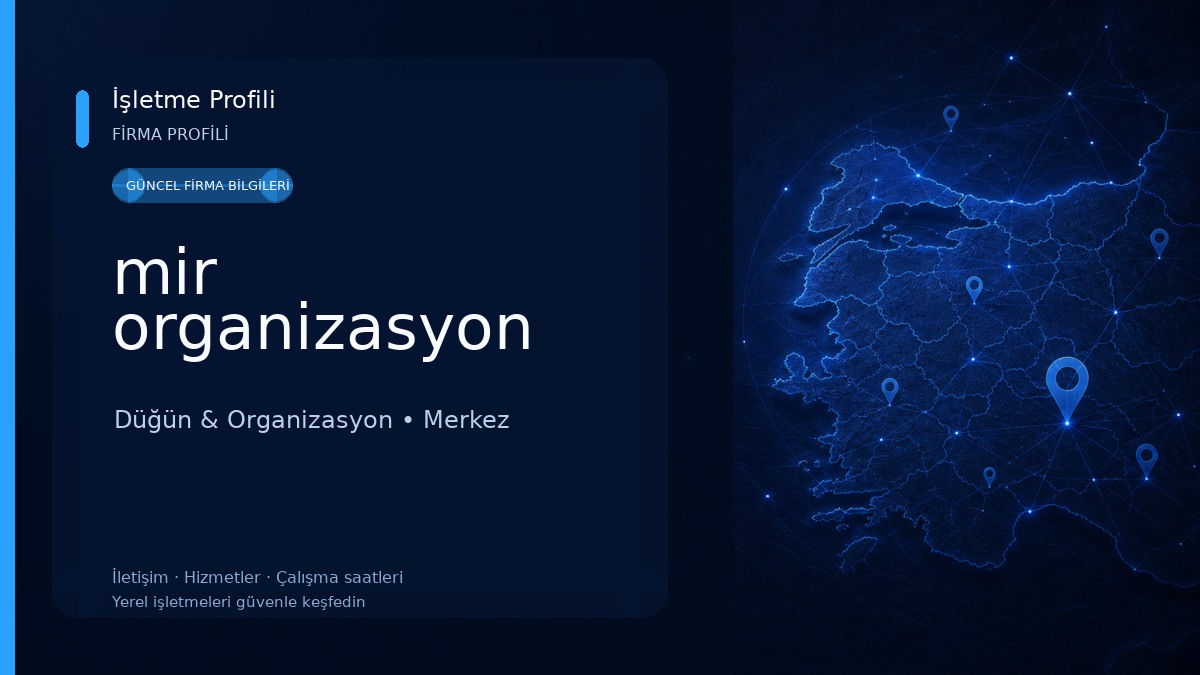 mir organizasyon Düğün & Organizasyon