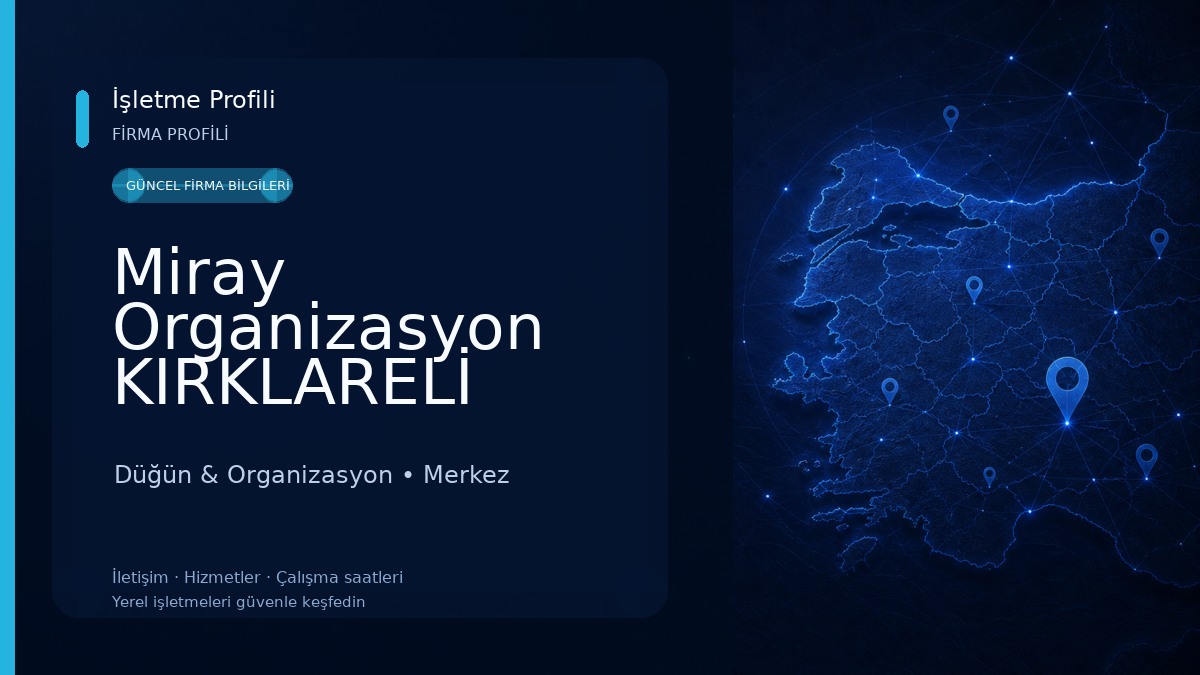 Miray Organizasyon KIRKLARELİ Düğün & Organizasyon