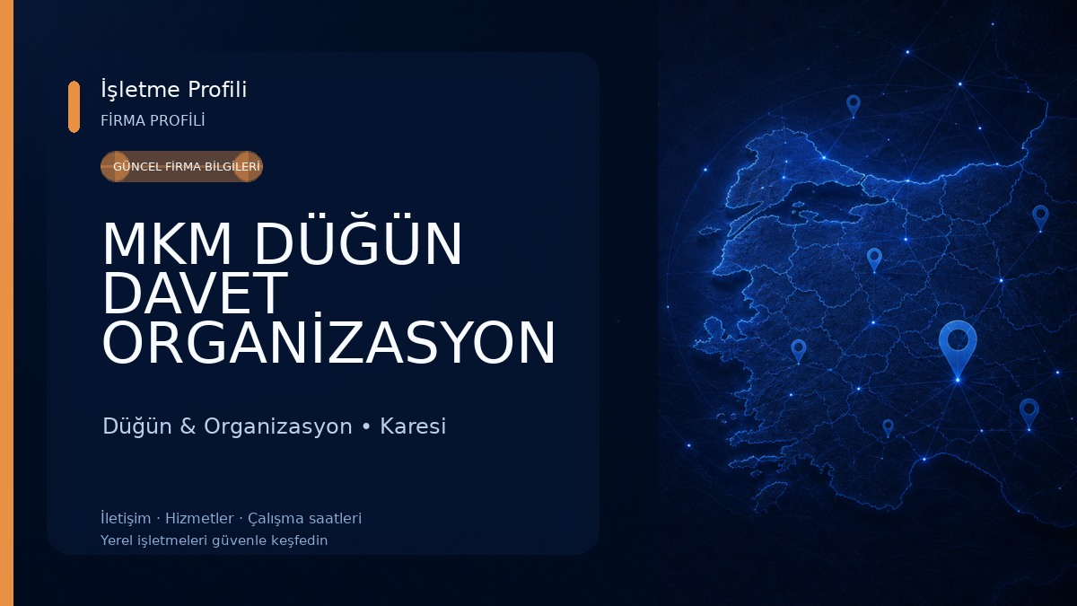 MKM DÜĞÜN DAVET ORGANİZASYON Düğün & Organizasyon