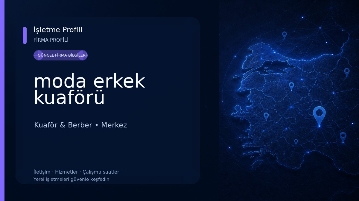 moda erkek kuaförü Kuaför & Berber