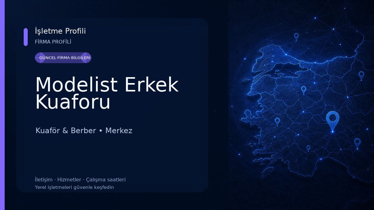 Modelist Erkek Kuaforu