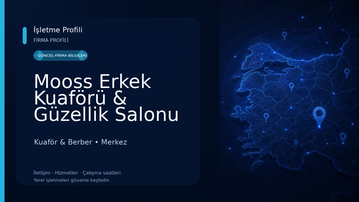 Mooss Erkek Kuaförü & Güzellik Salonu