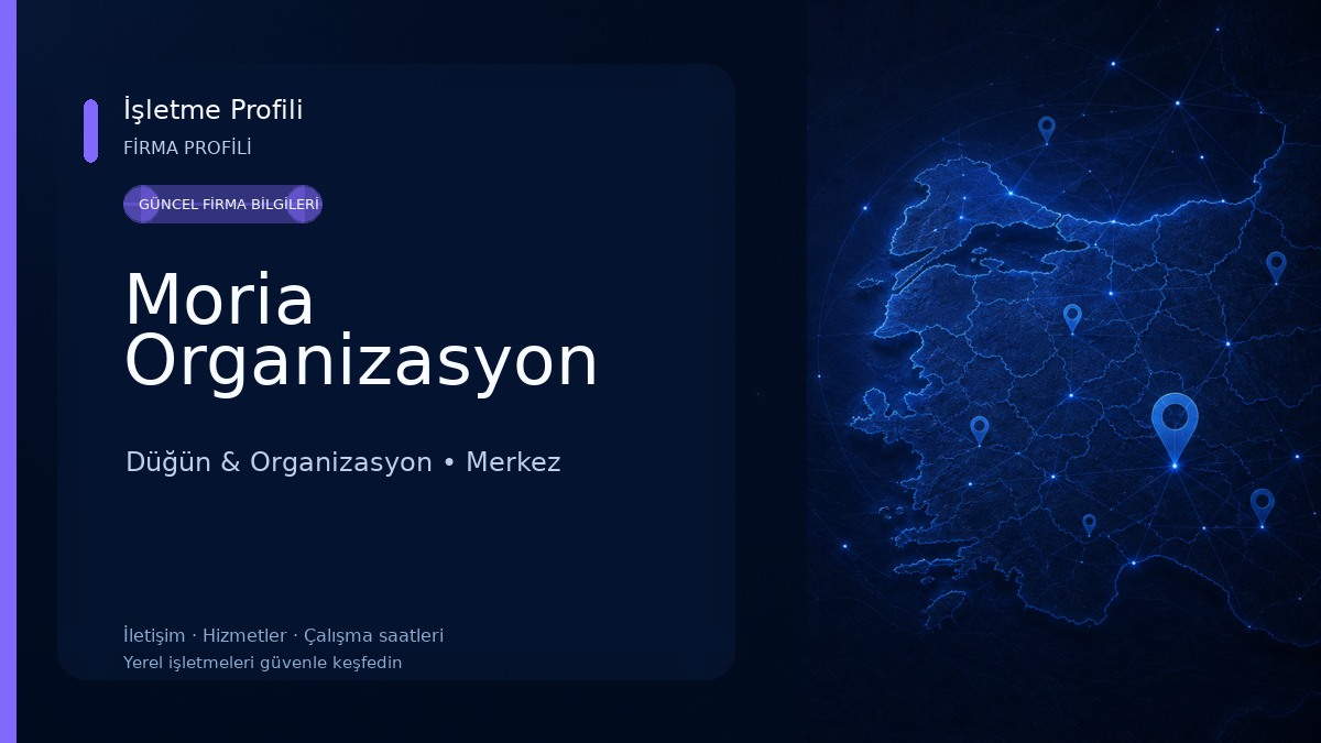 Moria Organizasyon Düğün & Organizasyon