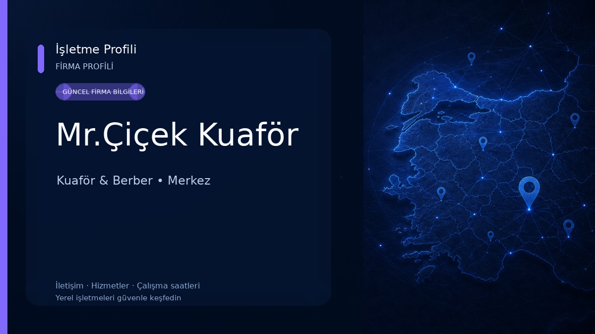 Mr.Çiçek Kuaför