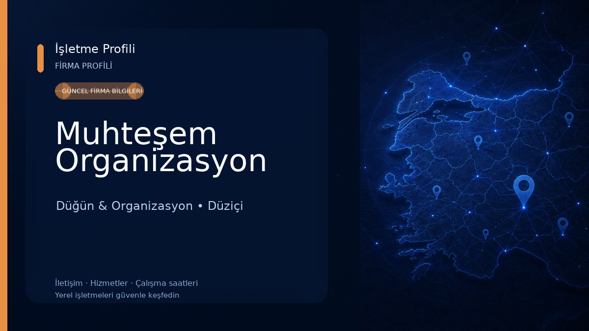 Muhteşem Organizasyon Düğün & Organizasyon