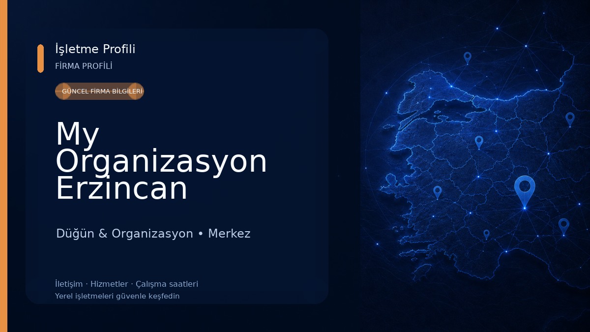 My Organizasyon Erzincan Düğün & Organizasyon