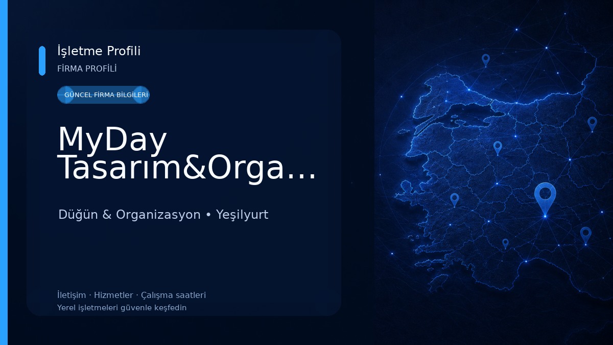 MyDay Tasarım&Organizasyon Düğün & Organizasyon