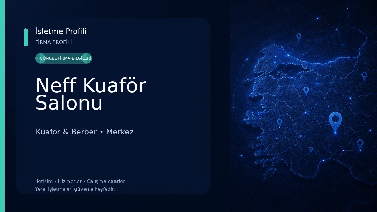 Neff Kuaför Salonu Kuaför & Berber