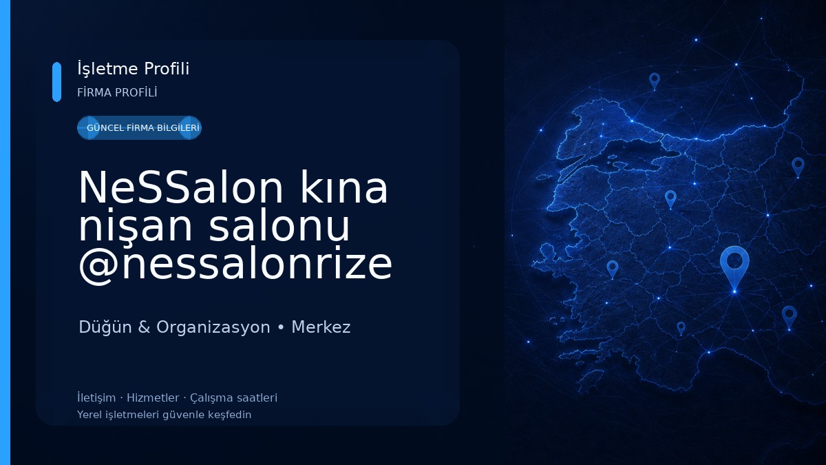 NeSSalon kına nişan salonu @nessalonrize Düğün & Organizasyon