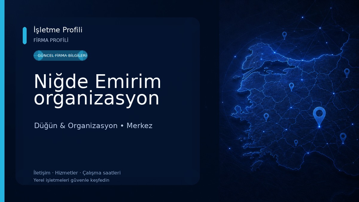 Niğde Emirim organizasyon Düğün & Organizasyon