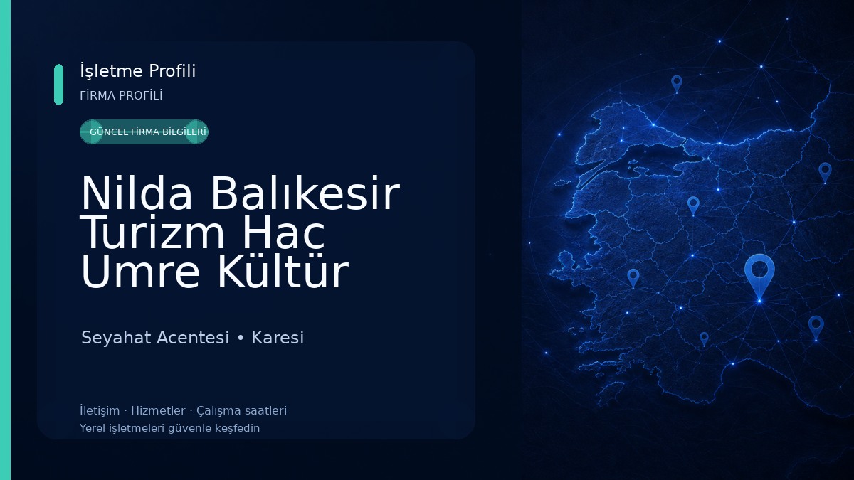 Nilda Balıkesir Turizm Hac Umre Kültür Turları