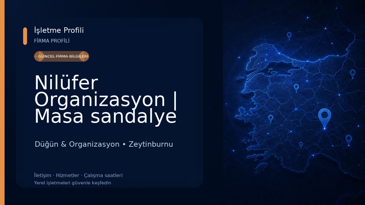 Nilüfer Organizasyon | Masa sandalye kirala | Kokteyl Organizasyon | Düğün ve Nişan Organizasyon | Nikah Organizasyon Düğün & Organizasyon