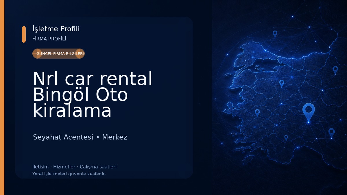 Nrl car rental Bingöl Oto kiralama