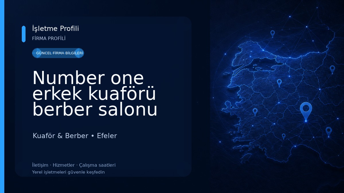 Number one erkek kuaförü berber salonu Kuaför & Berber