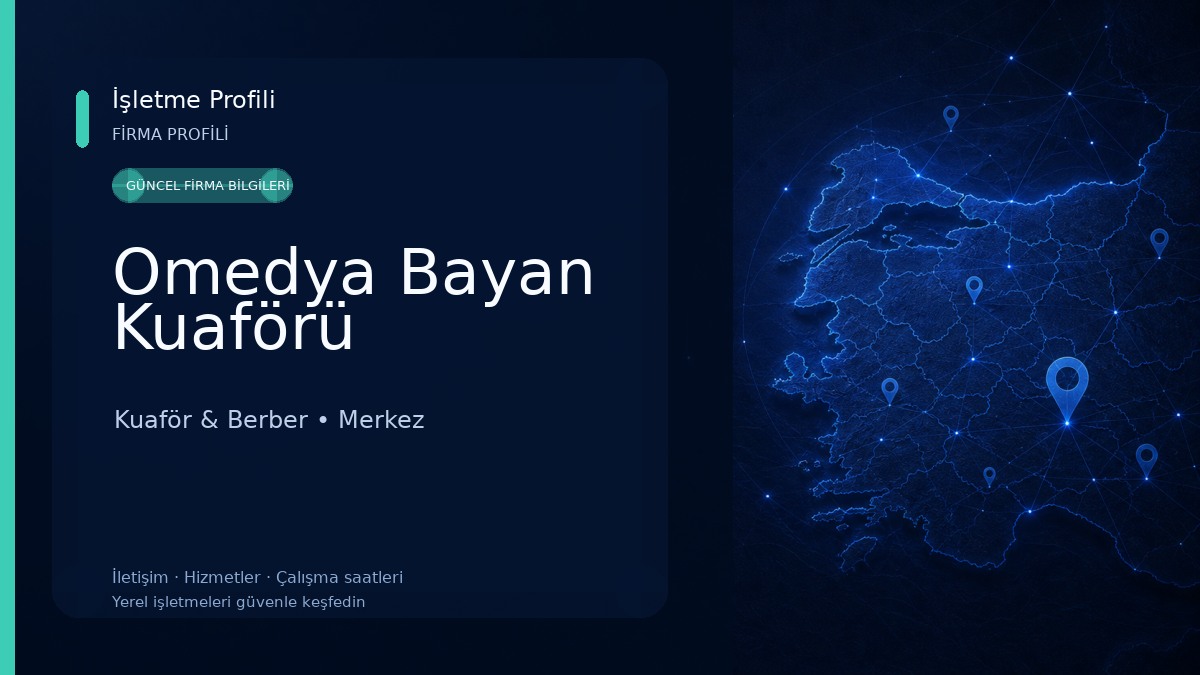 Omedya Bayan Kuaförü Kuaför & Berber