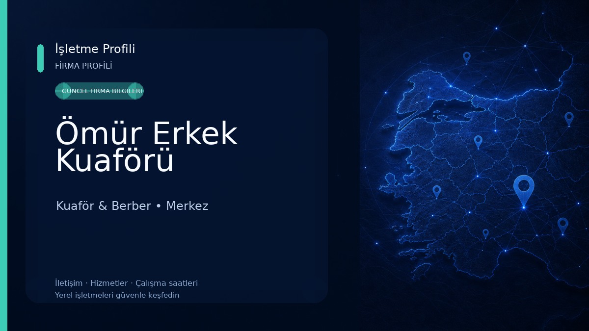 Ömür Erkek Kuaförü Kuaför & Berber
