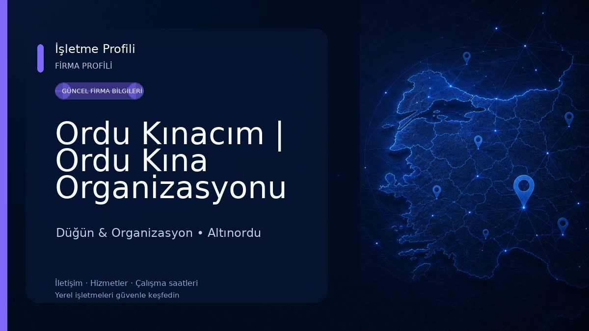 Ordu Kınacım | Ordu Kına Organizasyonu Düğün & Organizasyon