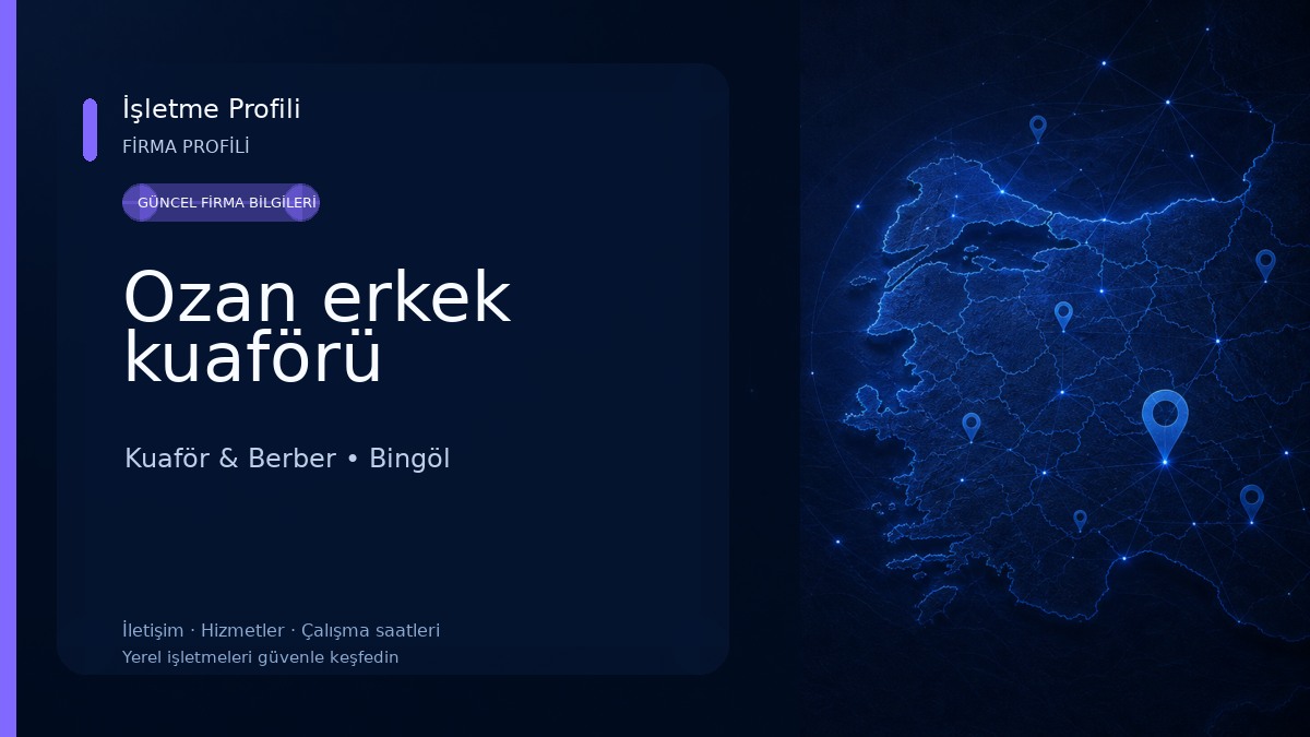 Ozan erkek kuaförü