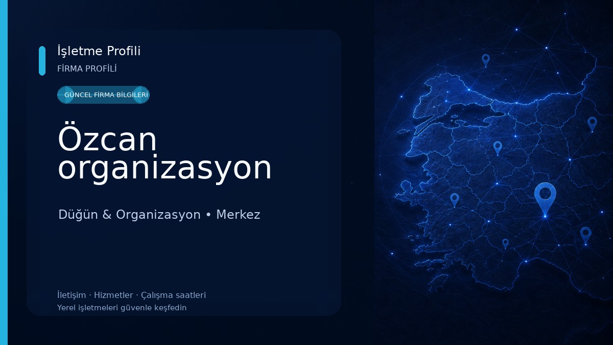 Özcan organizasyon