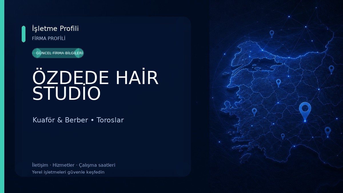 ÖZDEDE HAİR STUDİO Kuaför & Berber
