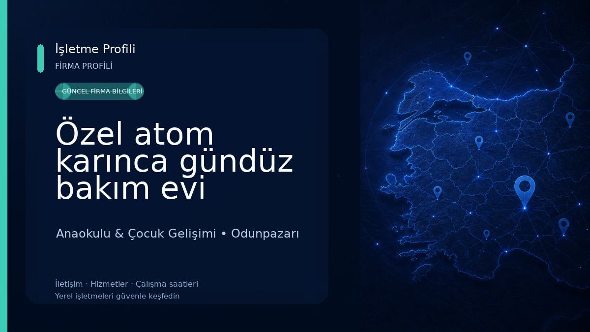 Özel atom karınca gündüz bakım evi