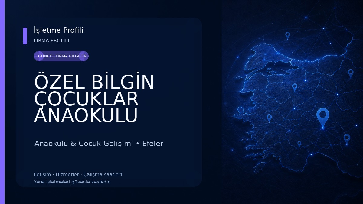ÖZEL BİLGİN ÇOCUKLAR ANAOKULU 