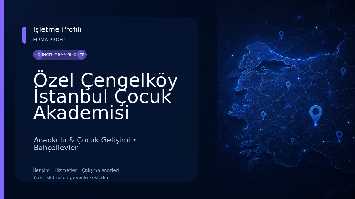 Özel Çengelköy İstanbul Çocuk Akademisi Anaokulu