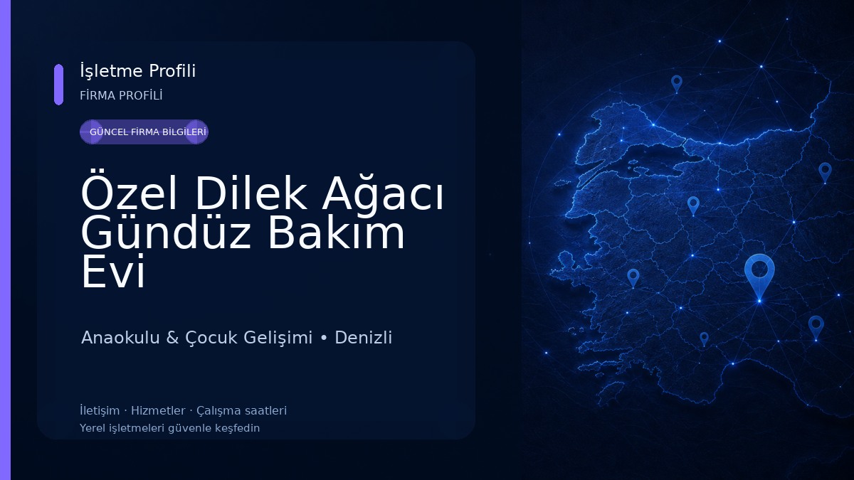 Özel Dilek Ağacı Gündüz Bakım Evi 