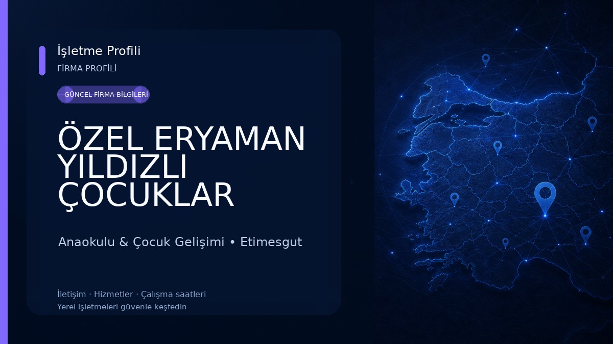 ÖZEL ERYAMAN YILDIZLI ÇOCUKLAR ANAOKULU Anaokulu & Çocuk Gelişimi