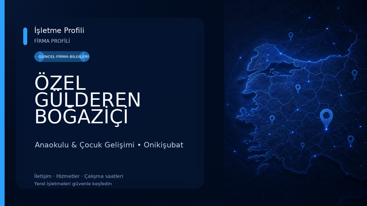 ÖZEL GÜLDEREN BOĞAZİÇİ ÇOCUK AKADEMİSİ ANAOKULU