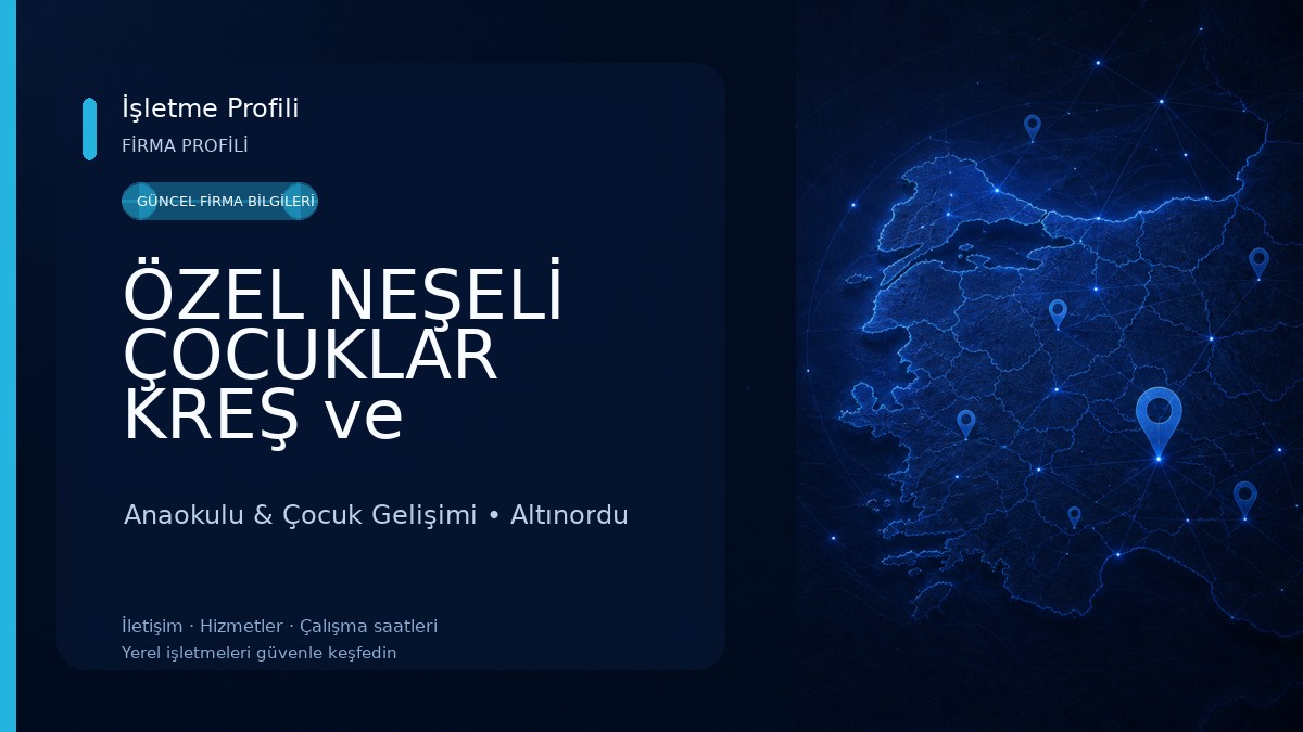 ÖZEL NEŞELİ ÇOCUKLAR KREŞ ve ANAOKULU Anaokulu & Çocuk Gelişimi