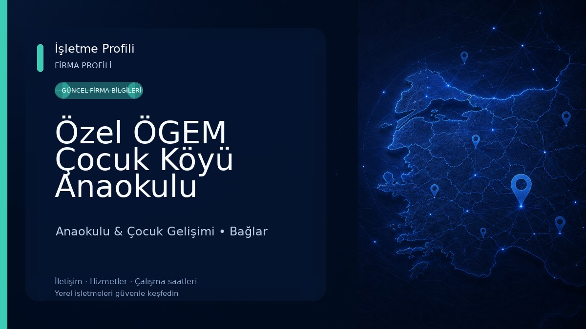 Özel ÖGEM Çocuk Köyü Anaokulu Anaokulu & Çocuk Gelişimi
