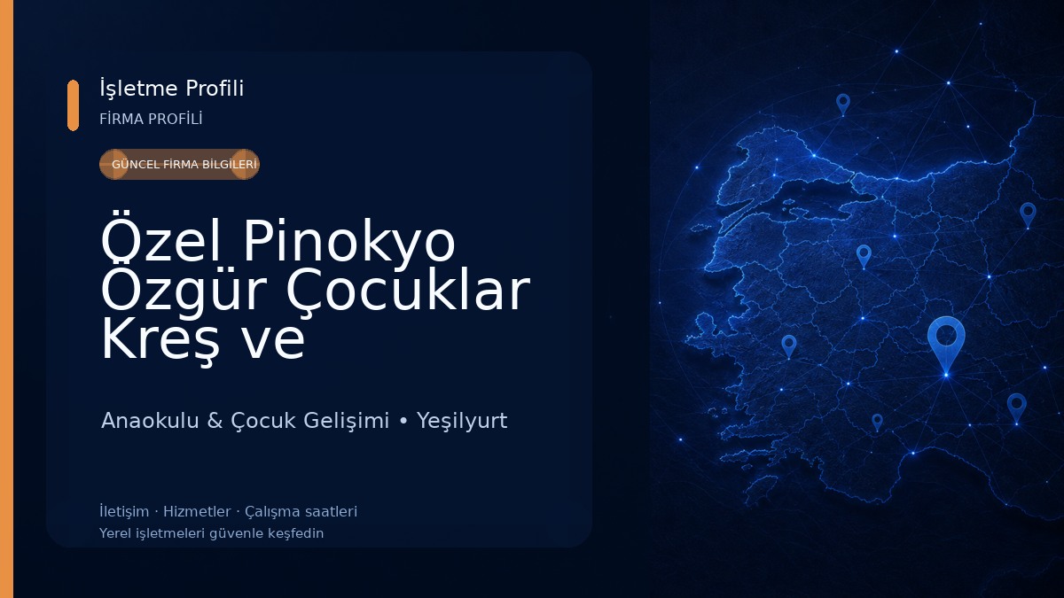 Özel Pinokyo Özgür Çocuklar Kreş ve Anaokulu