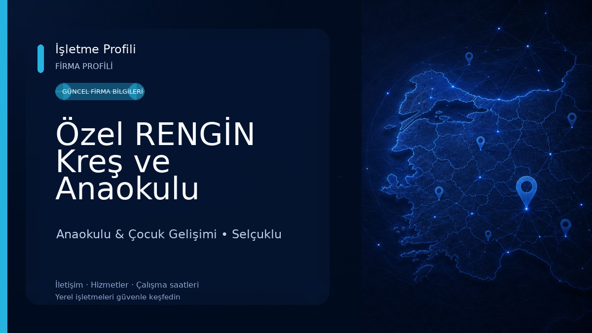 Özel RENGİN Kreş ve Anaokulu KONYA Anaokulu & Çocuk Gelişimi
