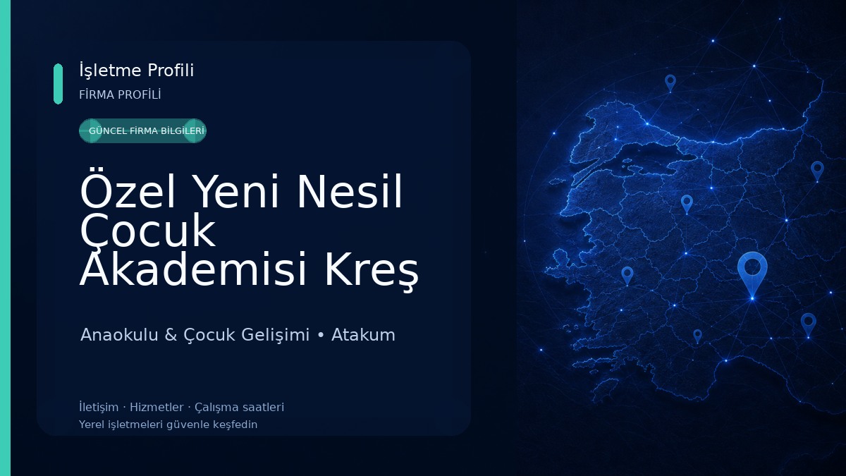 Özel Yeni Nesil Çocuk Akademisi Kreş ve Anaokulu Anaokulu & Çocuk Gelişimi