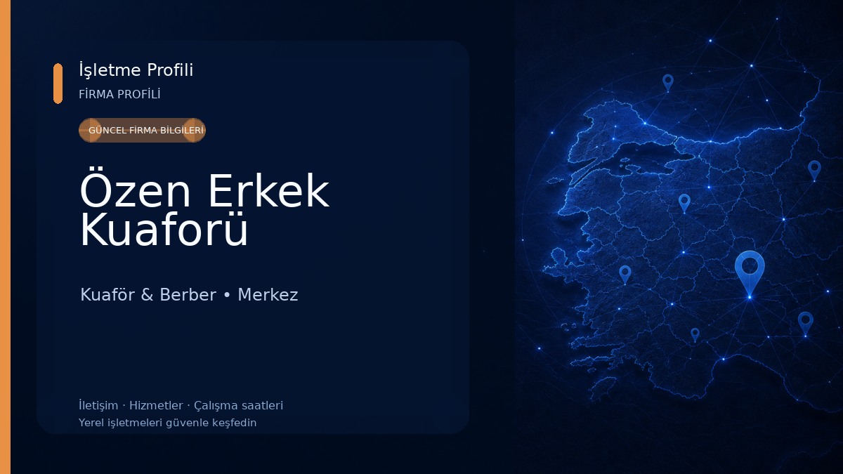 Özen Erkek Kuaforü