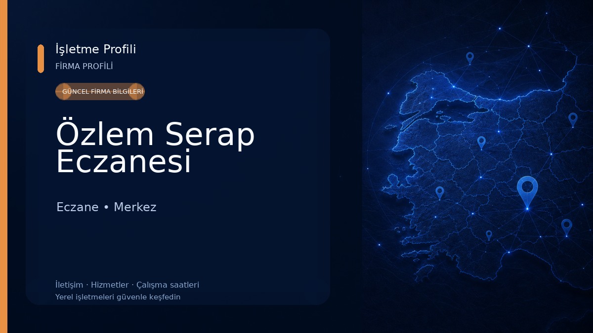 Özlem Serap Eczanesi Eczane