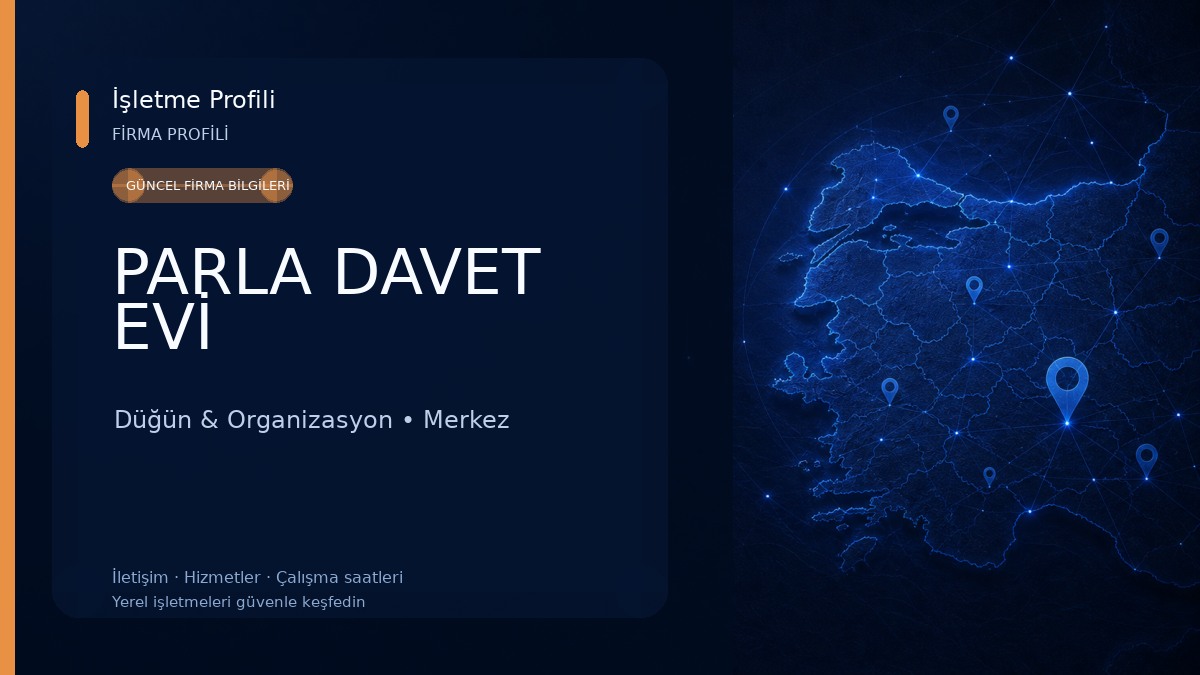 PARLA DAVET EVİ Düğün & Organizasyon