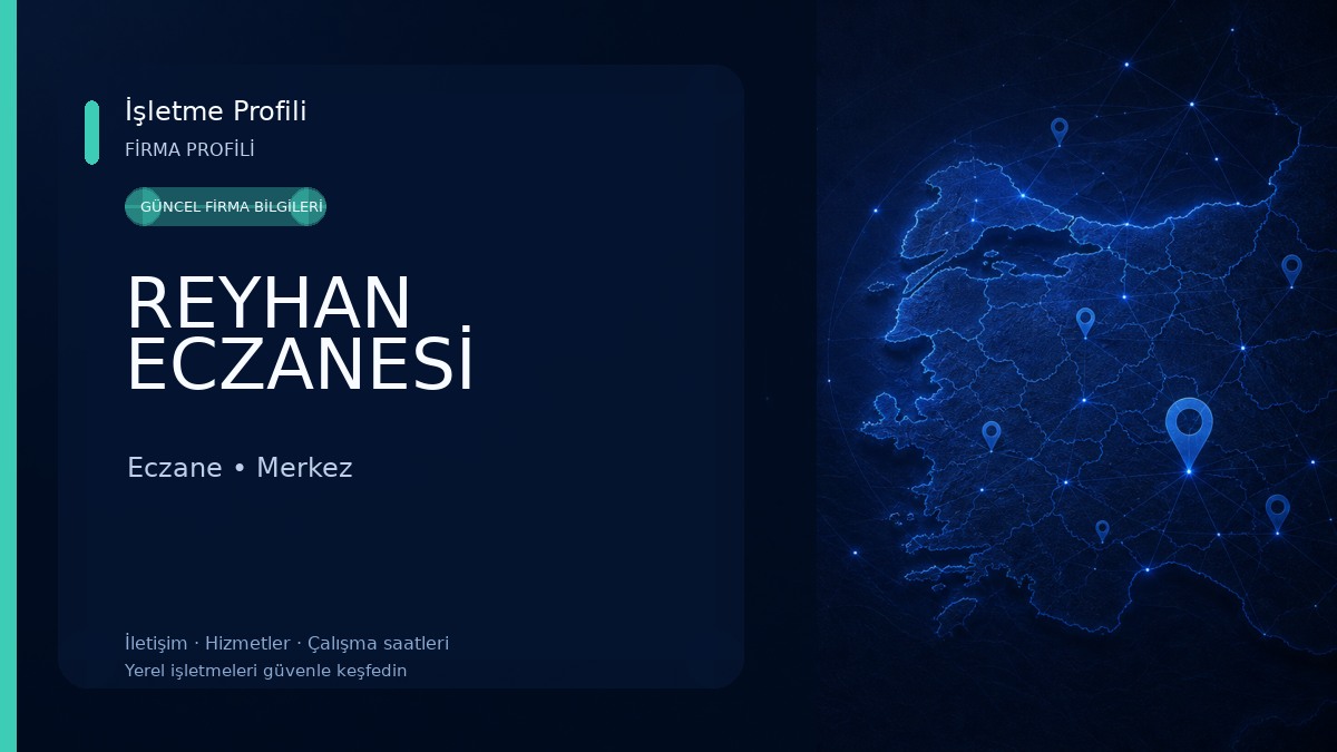 REYHAN ECZANESİ Eczane