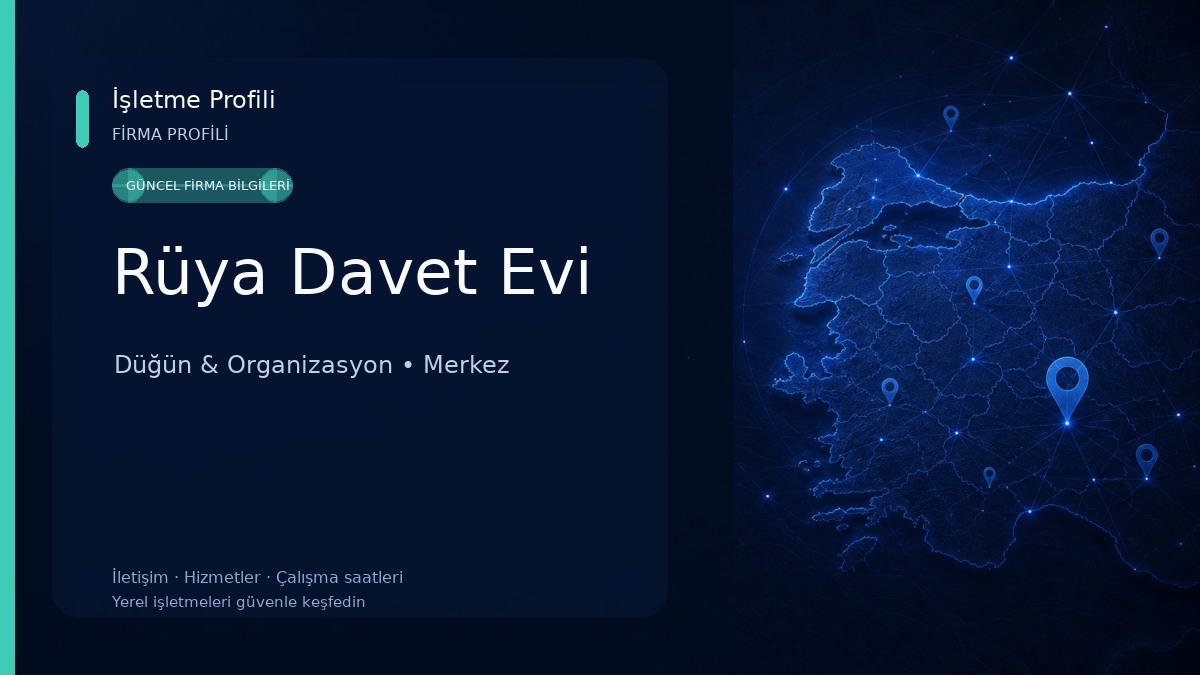 Rüya Davet Evi Düğün & Organizasyon