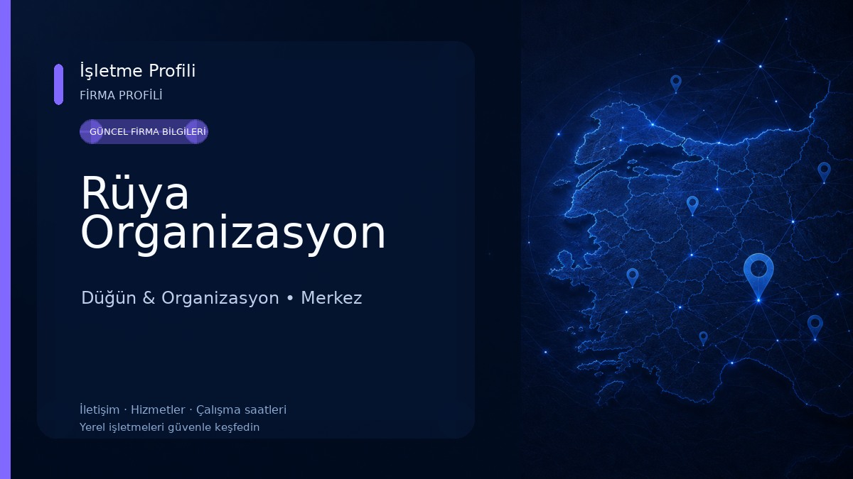 Rüya Organizasyon Düğün & Organizasyon
