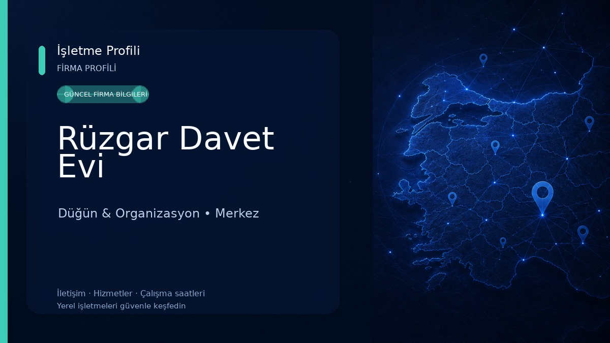 Rüzgar Davet Evi Düğün & Organizasyon