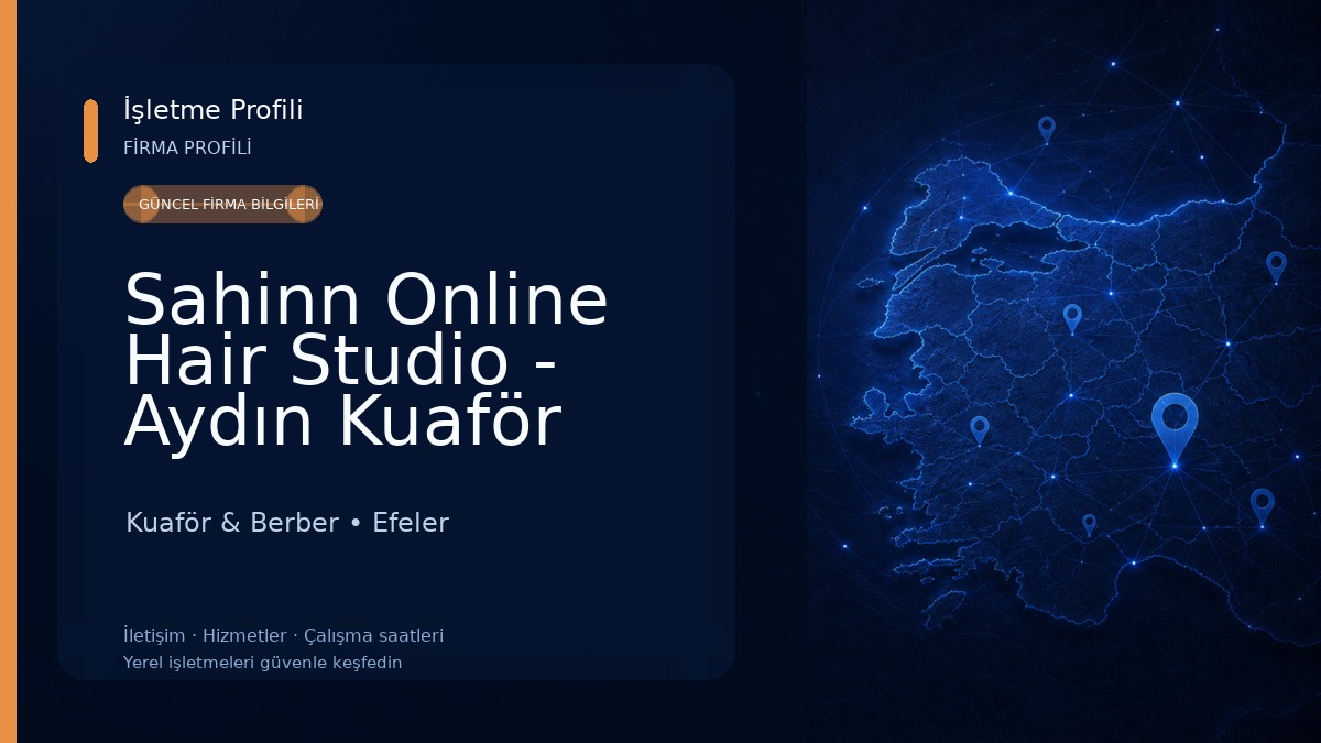 Sahinn Online Hair Studio - Aydın Kuaför Kuaför & Berber