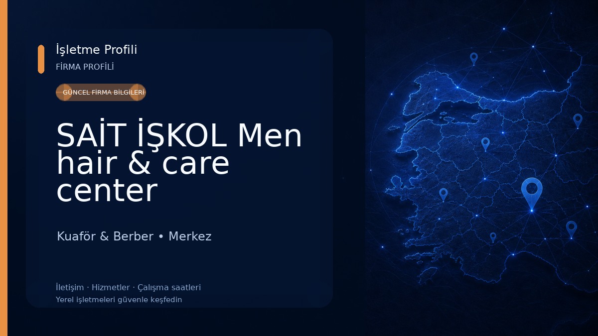 SAİT İŞKOL Men hair & care center Kuaför & Berber