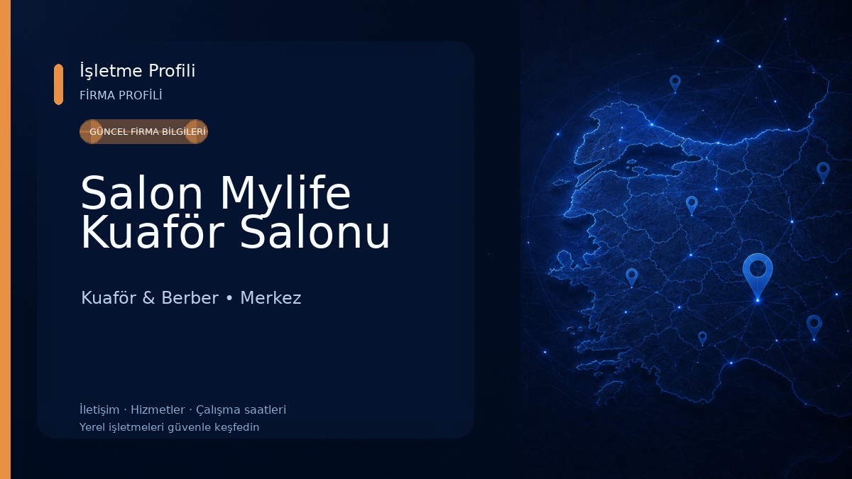 Salon Mylife Kuaför Salonu Kuaför & Berber